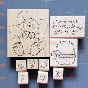 14 Close To My Heart Easter Wood Stamps